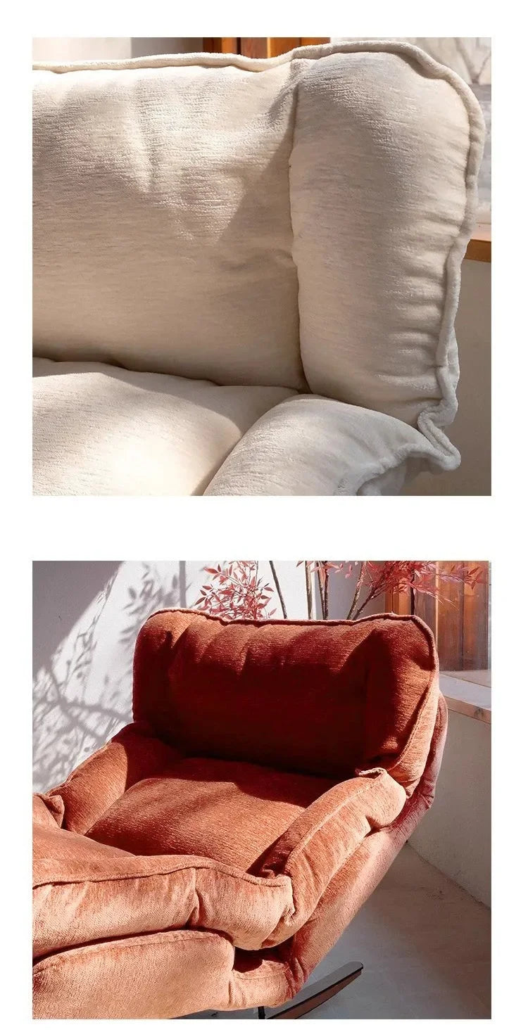 Lazy sofa three-fold adjustable rocking chair lazy small apartment balcony leisure chair bedroom single backrest sofa