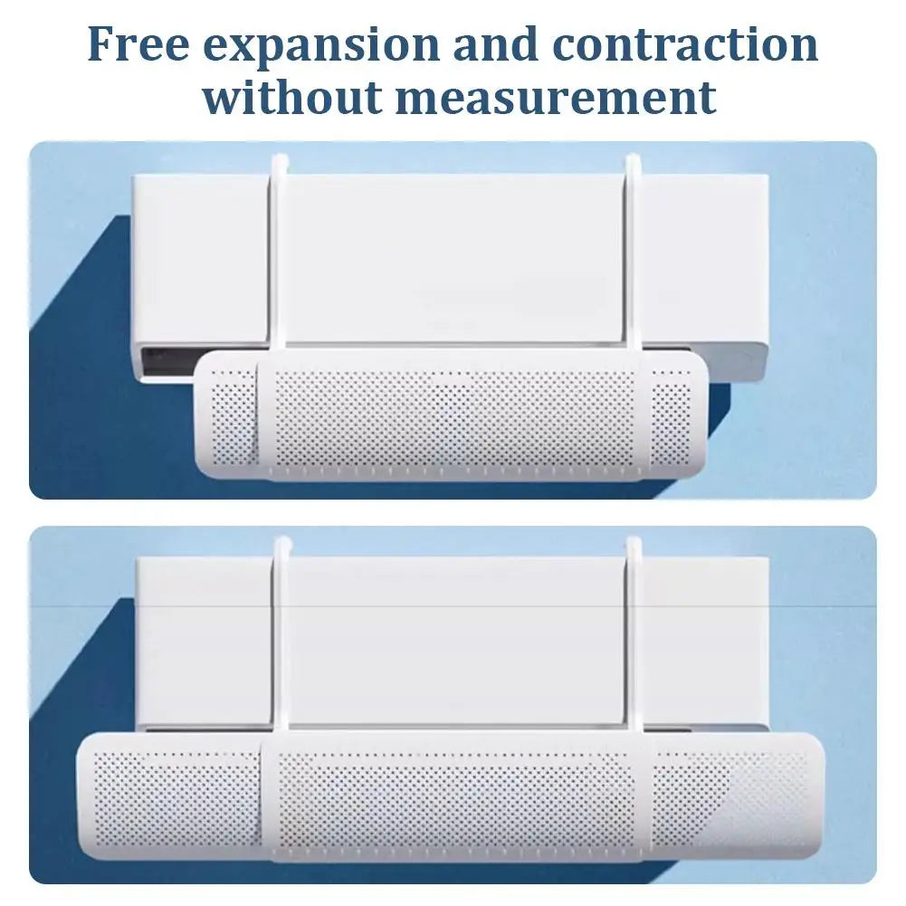 Air Conditioner Wind Deflector Retractable Wall Mounted Air Conditioner Universal Air Guide Plate For Infants And Young Children