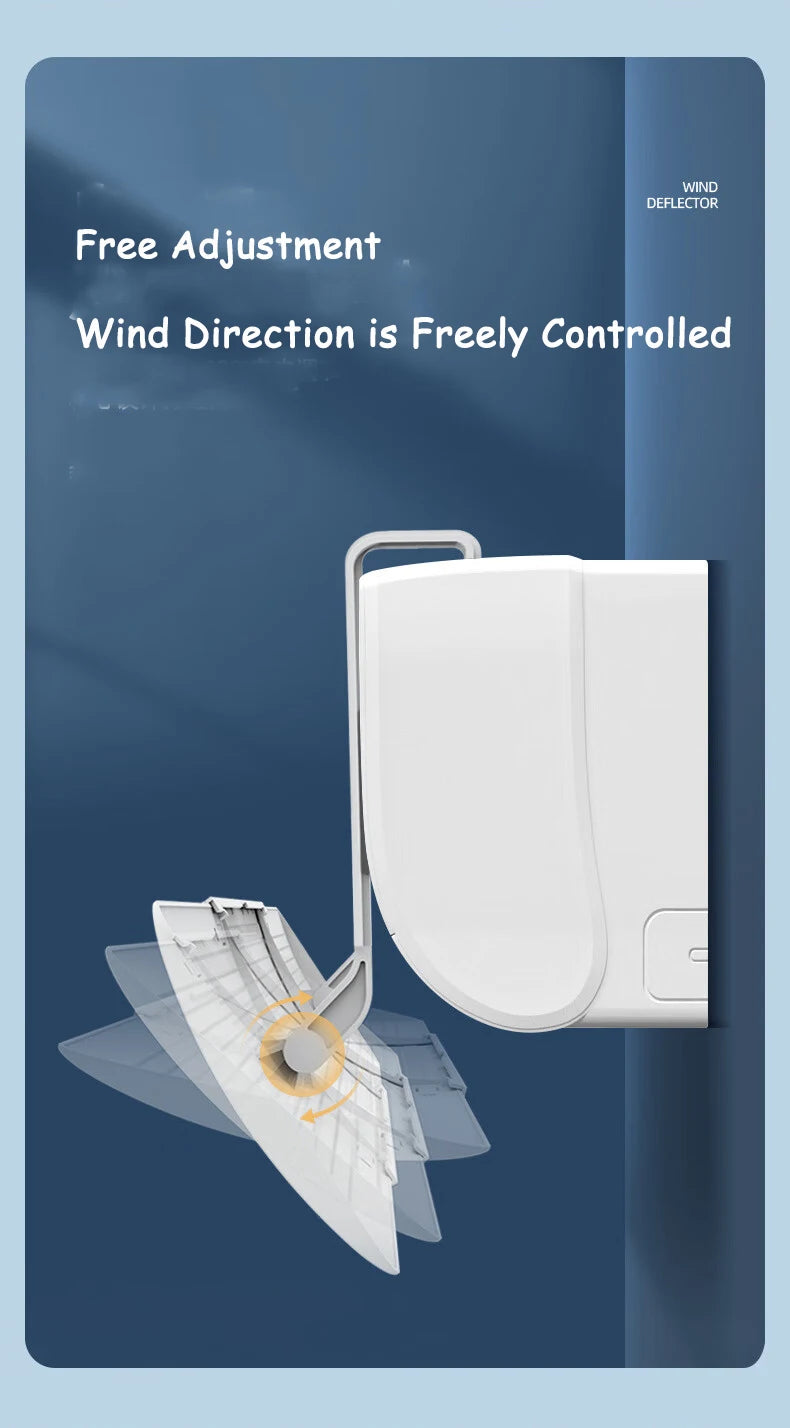 Universal Air Conditioner Wind Deflector Wall-mounted Air Conditioning Windshield Anti-Direct Blowing Retractable Outlet Baffle