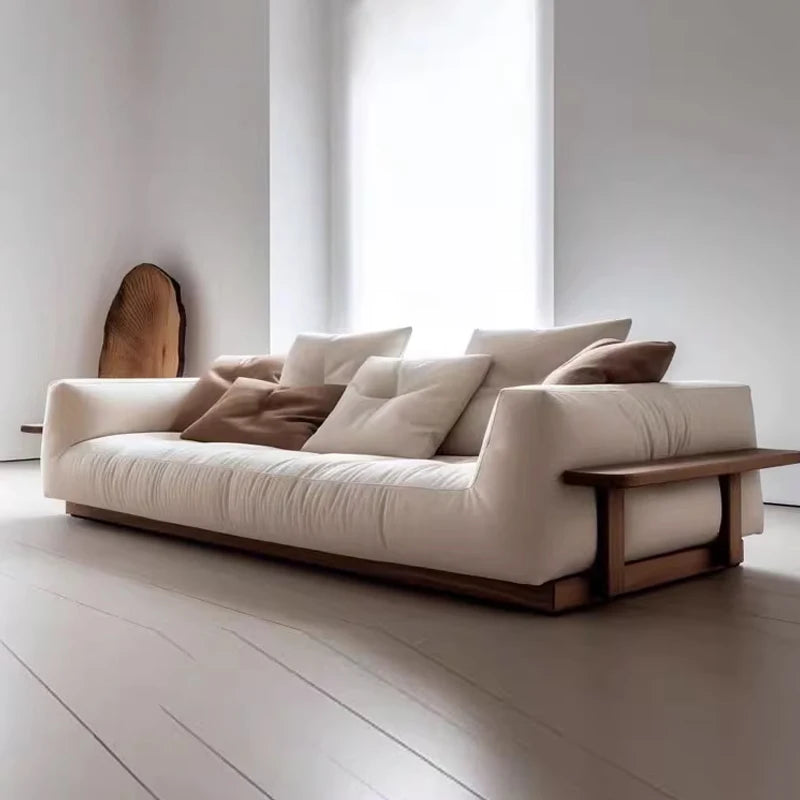 Beige Puff Living Room Sofas Designer Vintage Two Person Single Living Room Sofas Floor Modern Divano Moderno Furniture Home