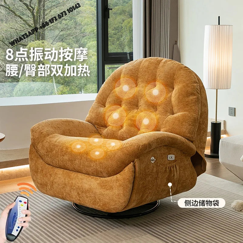 Multifunctional lazy sofa first class  living room sofa chair sleeping recliner electric single Internet celebrity