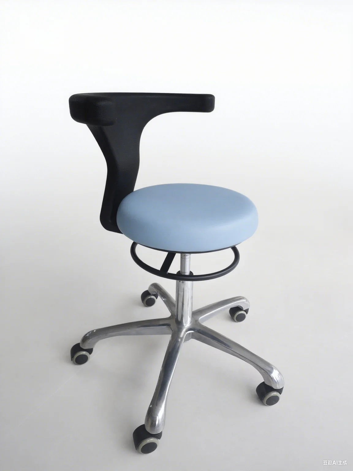 Manual Power Supply Chair Dentist Cosmetic Chair Lift Doctor and Nurse Assistant Chair