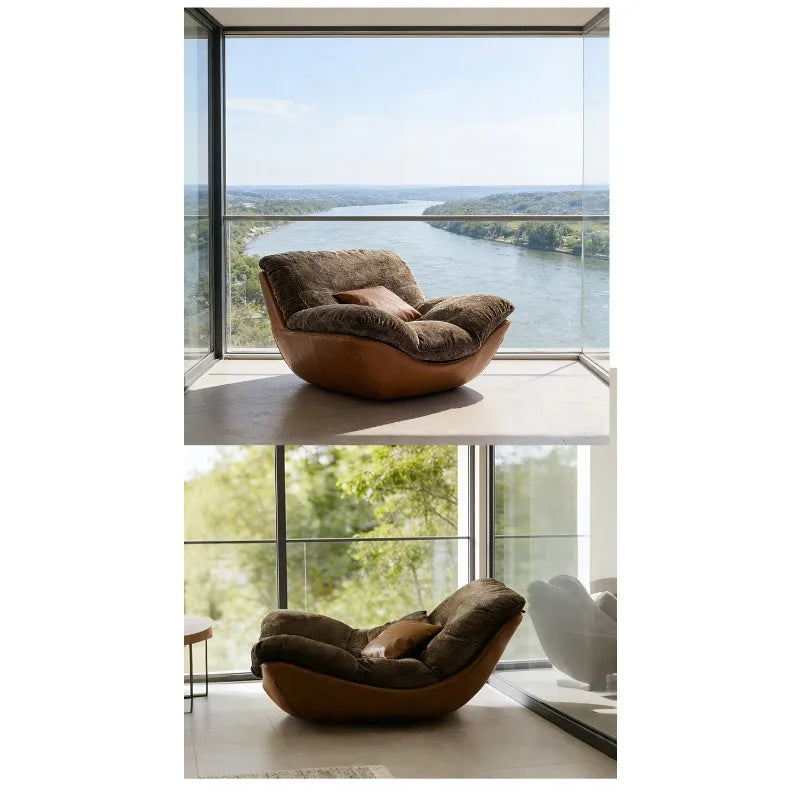 Office Home Balcony Leisure Chair Living Room Single Lazy Sofa Chair