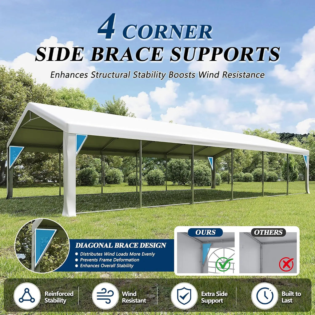 20'x40' Heavy-Duty Party Tent for Events, Customized