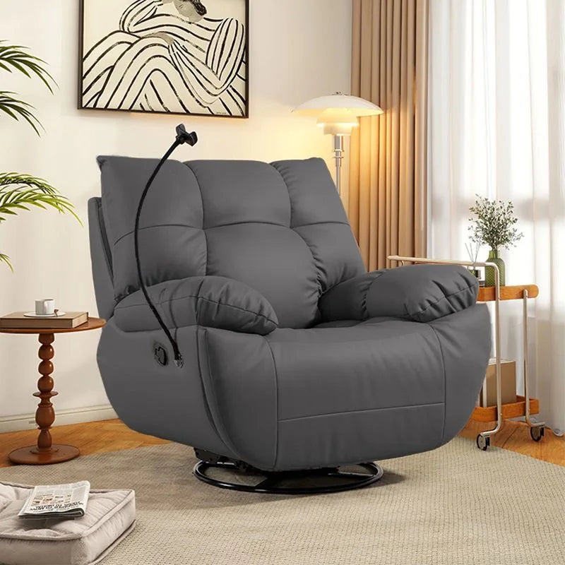 Modern Luxury  Living Room Swivel Electric Chairs Lounge Arm Rocking Sofa Single Reclinertufted Lazy Adults Furniture Designer