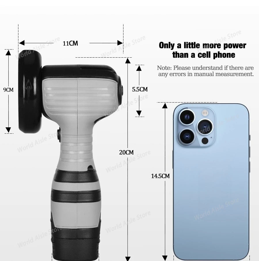 16.8V Cordless Electric Angle Grinder Lithium Battery Polishing Grinding Machine Diamond Power Grinder  One Battery