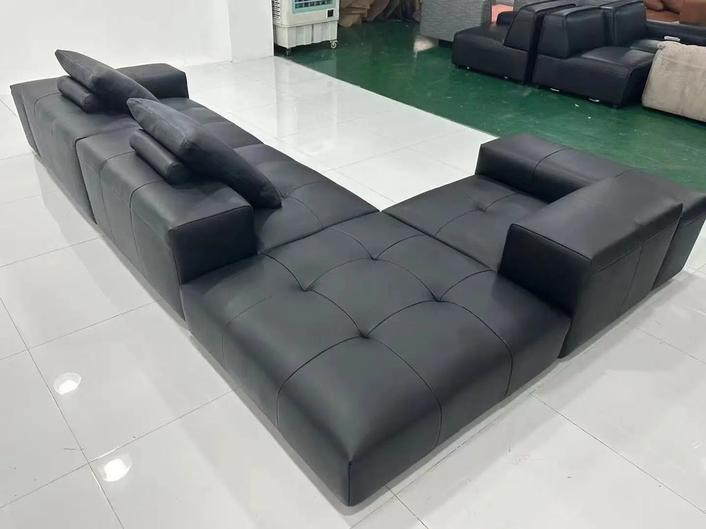 %^Hot Sales Durable Verified Customize Producer Cosy Sofa En l Living Room Large Wide Sectional Couch Sofa Set