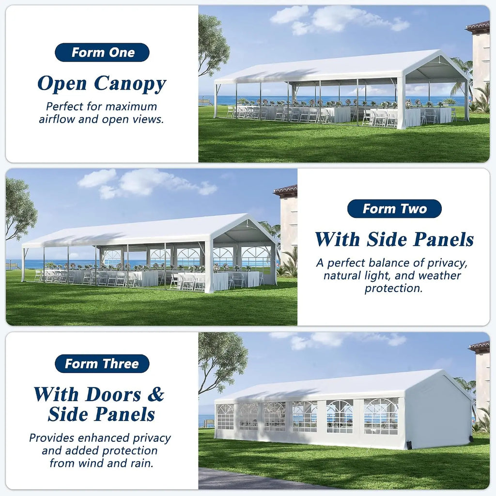 20'x40' Heavy-Duty Party Tent for Events, Customized