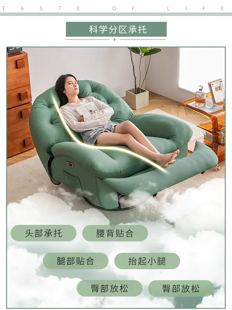Massage Double Heating Sofa Rocking USB Mobile Phone Bracket Sofa Chair Lounges Single Modern Canape Salon Living Room Furniture