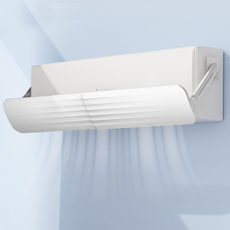 Adjustable Air Conditioner Deflector Telescopic Windshield Confinement Air Deflector  Windshield Dust Cover for Home