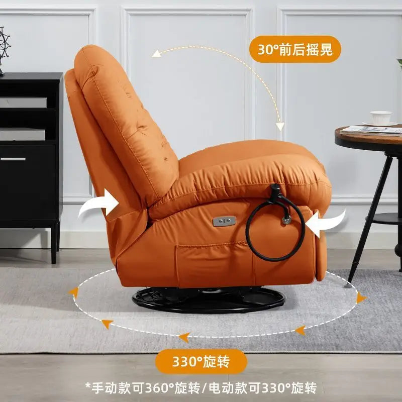 Electric lazy space sofa chair, rocking chair and other multi-functions, casual single recliner