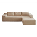 The best-selling convertible tufted L-shaped modular fabric sofa for the living room