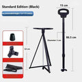 Crutch Chair For The Elderly Folding Non-slip Cane Crutch Bench With Stool Seat Can Sit Lightweight Multifunctional Crutch