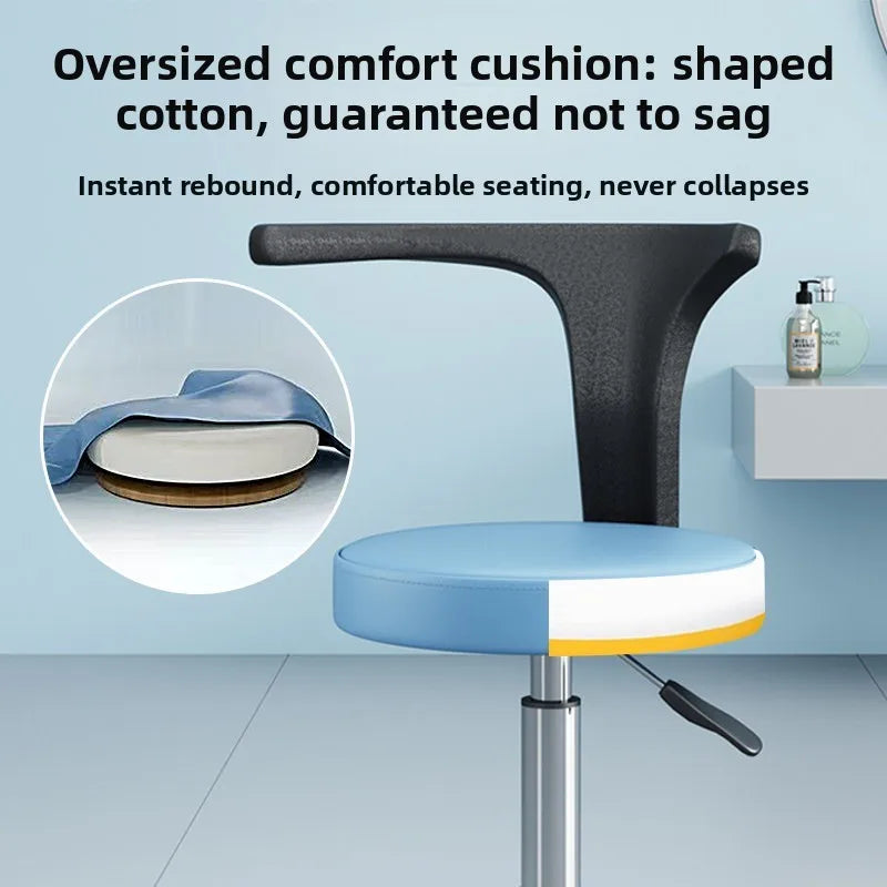 Professional Multifunctional Dental Chair 360°Swivel Adjustable Patient Seat with Soft Padding,Reclining Backrest for Clinic Use