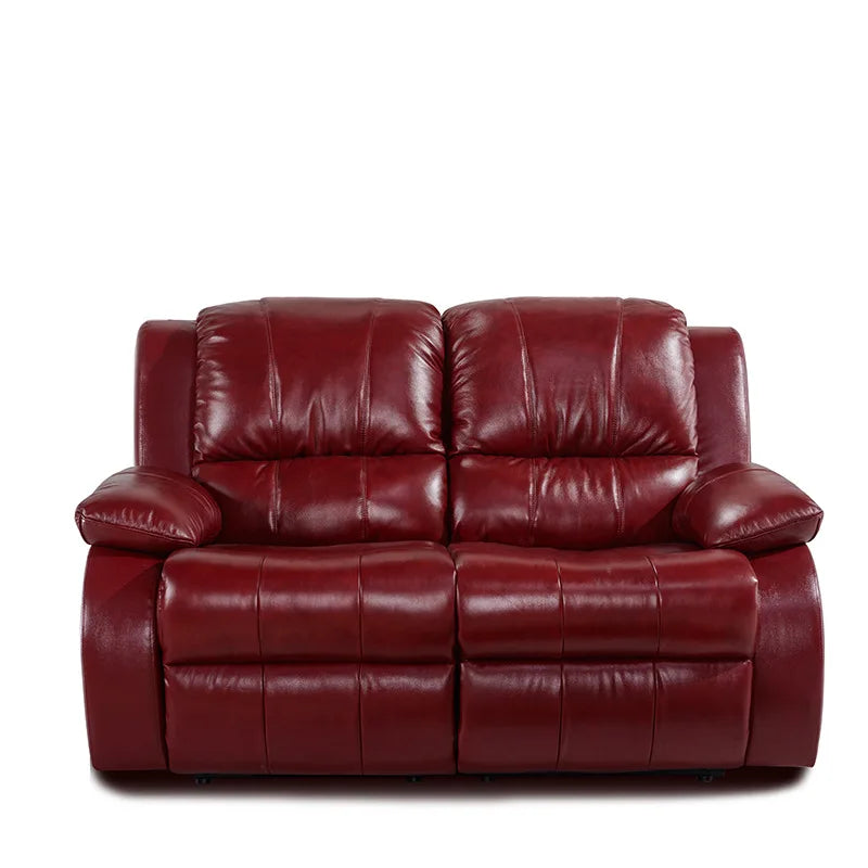 Electric Recliner Sofa Chair Multifunctional Leather Couch for Living Room Small Apartment Home Theater Comfortable Seating