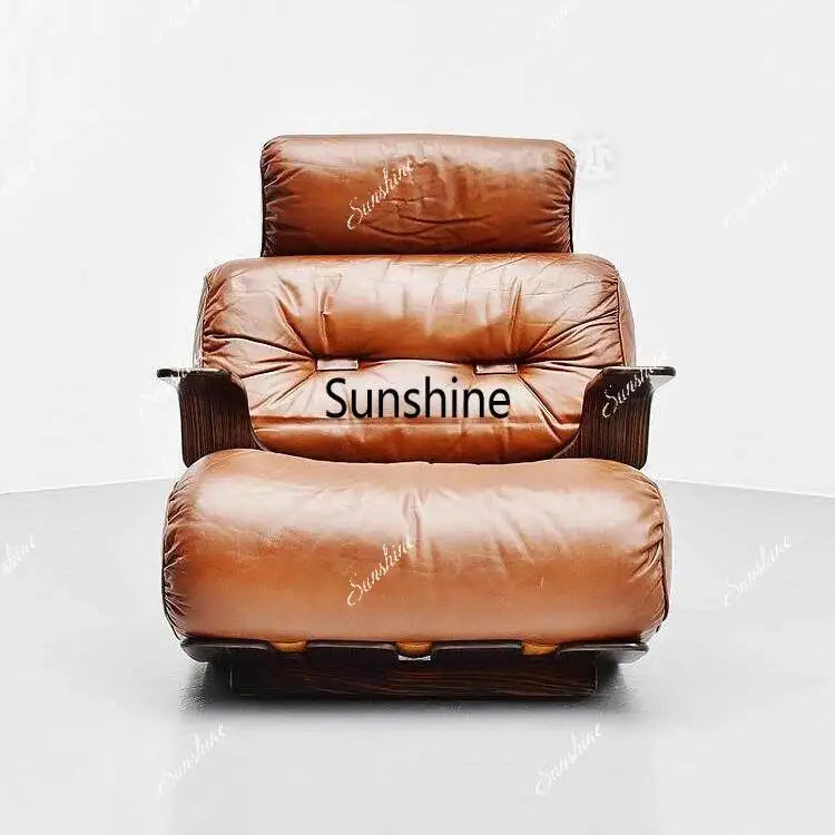 Vintage-style solid wood vintage creative casual lazy lounge chair