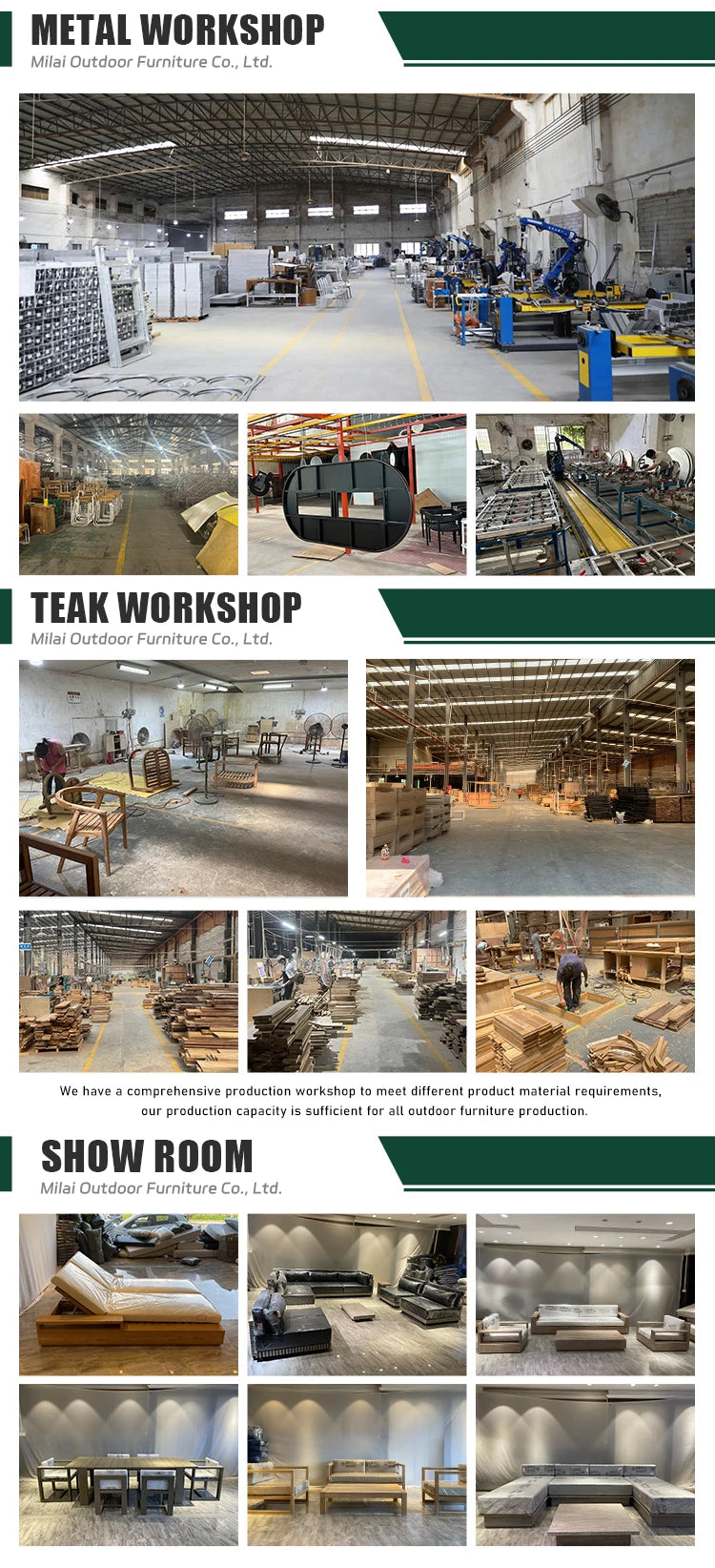 High-End Teak Solid Outdoor Furniture Direct Sales From Manufacturer For Garden Sofa Courtyard Park Hotel Leisure Villa