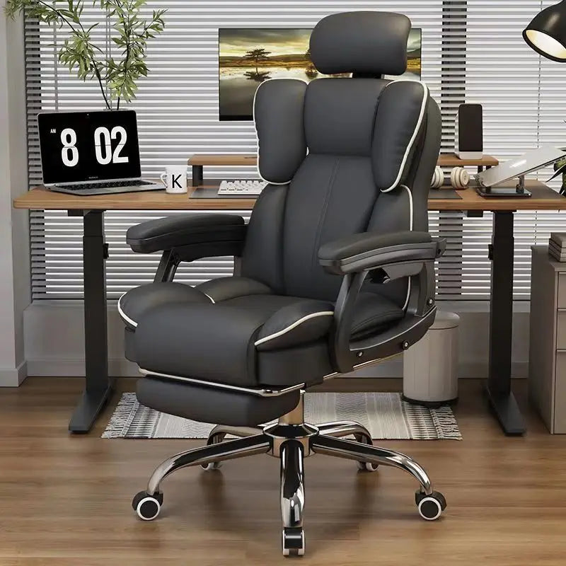 Home computer chair ergonomic gaming chair office chair dormitory live study comfortable long-term sitting swivel chair