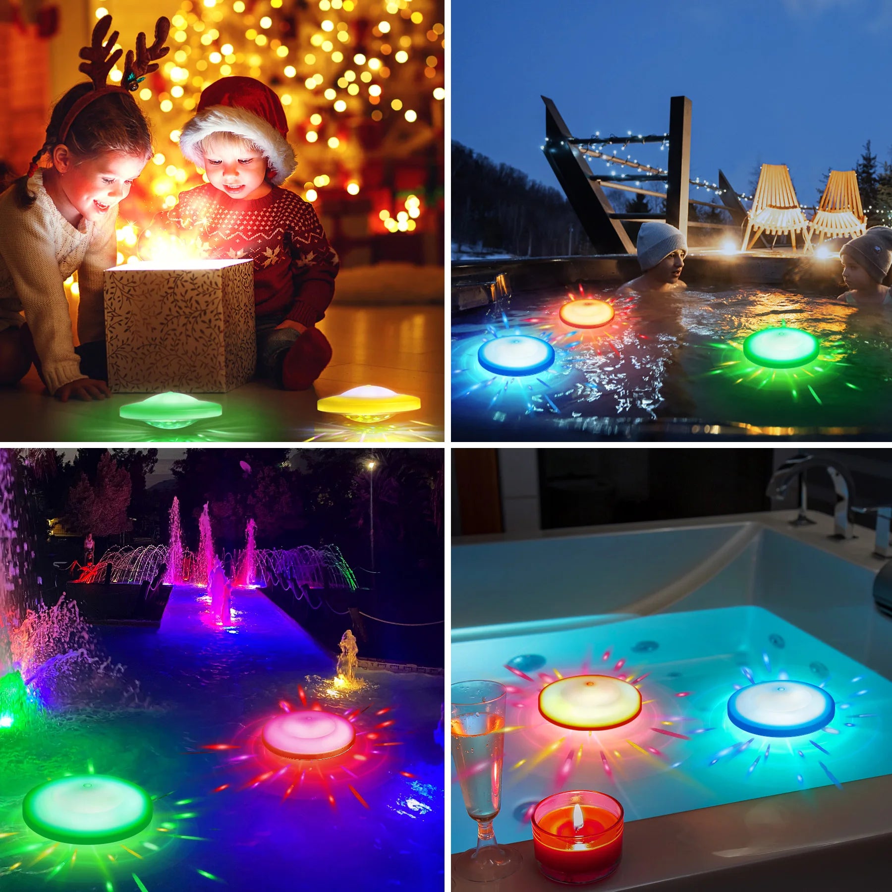 Led Floating Lights Swimming Pool Waterproof Lamp Multi Color Changing Water Drift Lamp For Fish Tank Pond Changing Light