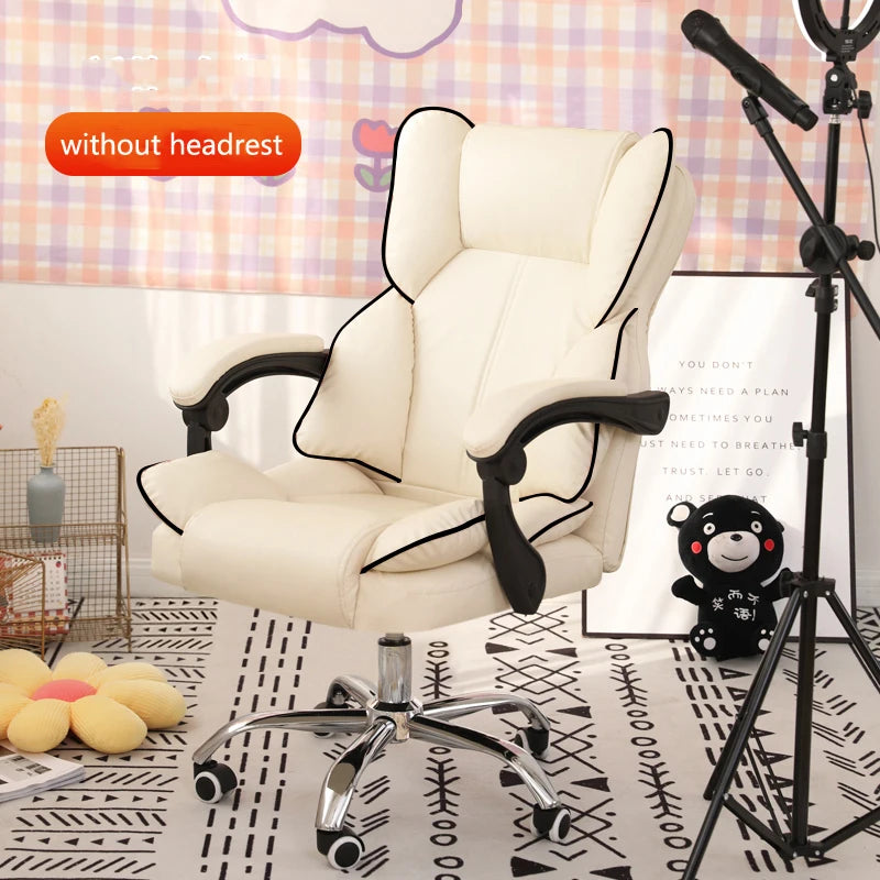 Mobile Ergonomic Office Chair Recliner Computer Bedroom Accent Office Chair Gameing Study Sillas De Oficina Office Furniture
