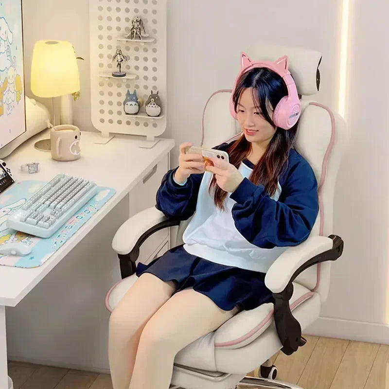 Comfortable Footrest Office Chair Gamer Bed Pc Room Game Relaxation Armchair Chaise Design Home Furniture Cadeira Swivel Meeting
