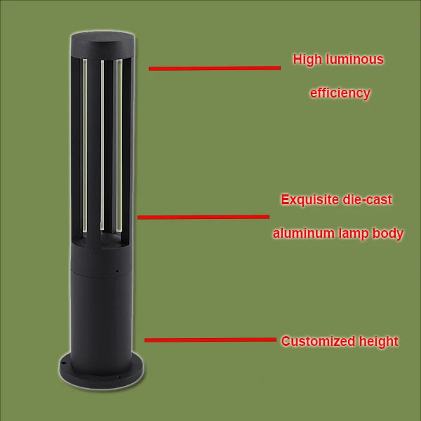 Landscape Path Garden Path Light Ac85v 265v 10w Courtyard Villa Landscape Lawn Post Light