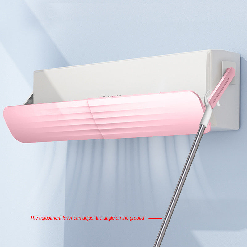 Adjustable Air Conditioner Deflector Telescopic Windshield Confinement Air Deflector  Windshield Dust Cover for Home