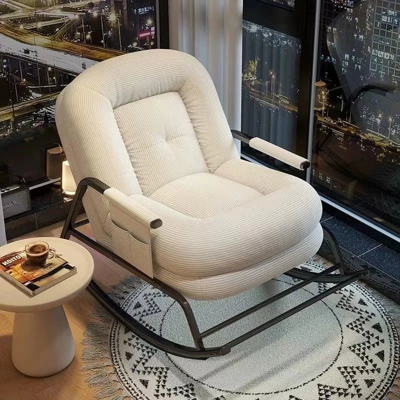 High Quality Nordic Leisure Chair Single Recliner Sofa Comfort Modern Living Room Recliner Lazy Chair for Relax
