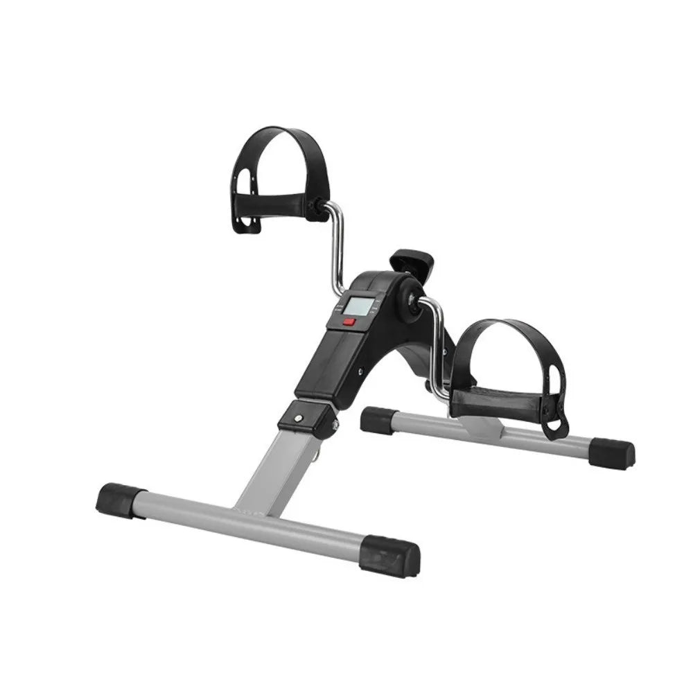 Foldable Exercise Bike Non-Slip Adjustable Leg Trainer LCD Display Portable Mini Exercise Bike Leg Rehabilitation