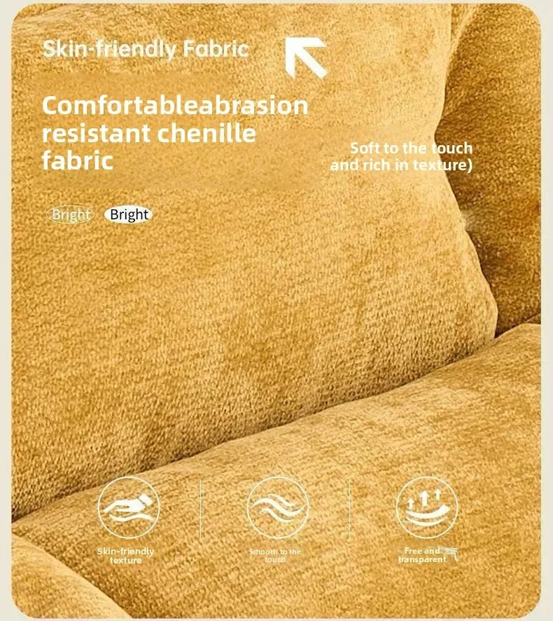 Stable Rocking chair Lazy sofa Adjustable folding single sofa chair Home leisure bedroom Balcony lunch break recliner