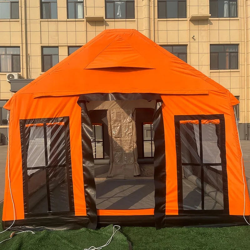 Large Luxury 5 6 7 Person Waterproof Durable Inflatable Airtight Camping Tent for Outdoor Camping
