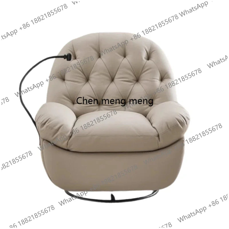 a17  Office Bedroom Chair Balcony Simple Fabric Luxury Modern Lazy Chair Designer Nordic Poltrone Da Salotto Home Accessories