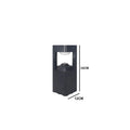 60/80CM Modern Outdoor Post Light Fixture LED Aluminum Outdoor Garden Column Lights IP54 Waterproof Bollard Lighting