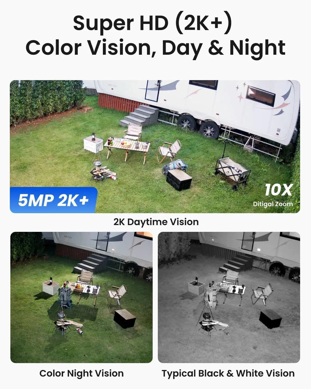 4G LTE Wireless Outdoor Security Camera with Solar Power, 2K+ Resolution, 360° Pan-Tilt, Color Night Vision, Smart AI Detection, Includes SIM Card & 32GB SD Card, No WiFi Required, Continuous Solar Charging