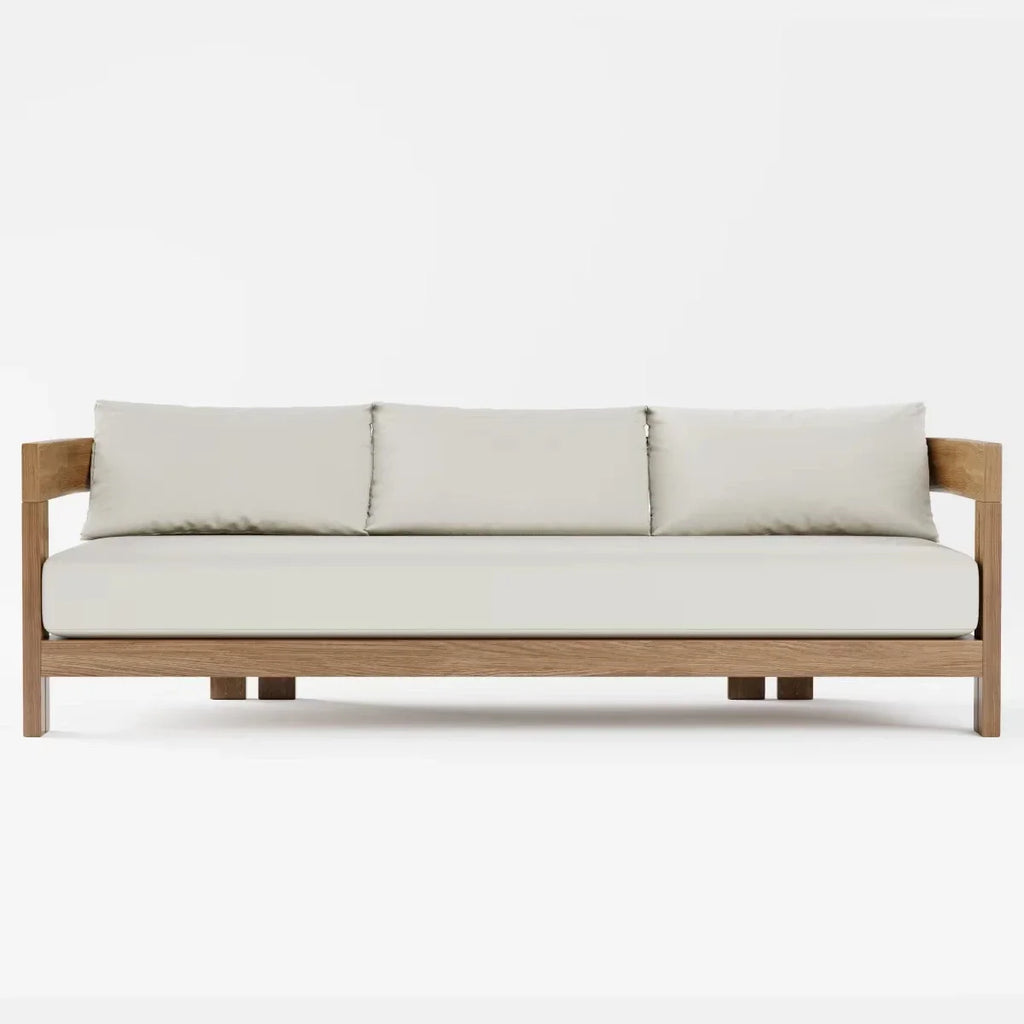 New Arrival Luxury Furniture  Patio Garden Sets Teak Furniture Outdoor Solid Wood Outdoor Teak Sofa Sectional