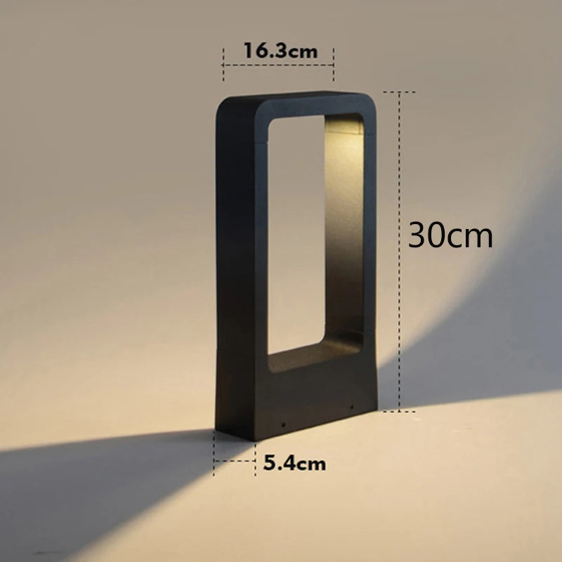 LED Outdoor Door Type Lawn Light Luxury Courtyard Light Waterproof Lawn Light Modern Landscape High Protection Column Light