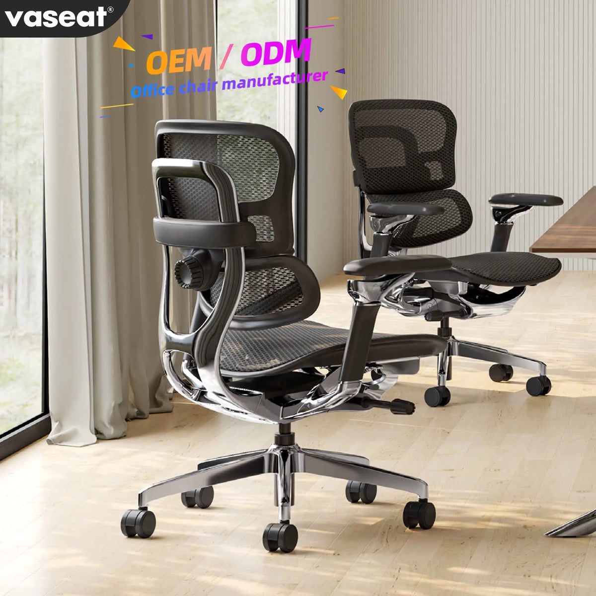 Office Chairs For Staff, Ergonomic,Luxury Modern Orthopedic Office Chair Ergonomic Mesh Executive High Back Flip Arms Armrest Ti