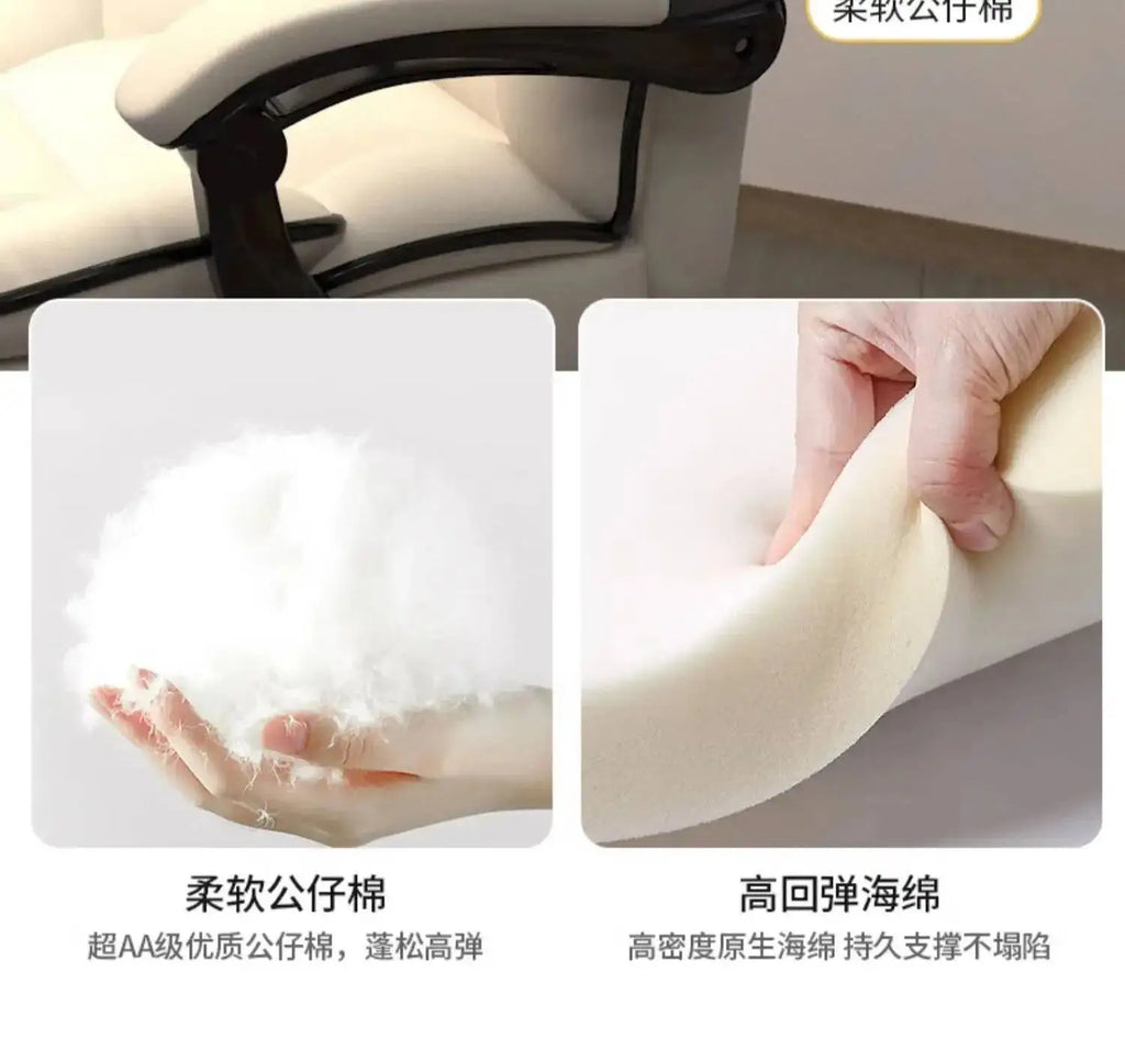 Computer Chair Work Advanced Office Desk Relaxation Armchair Pc Room Comfy Recliner Furniture chaise gaming Swivel Design Gamer