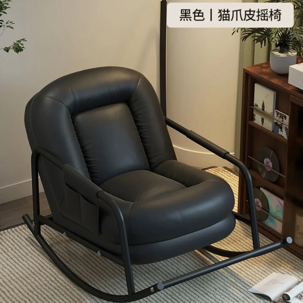Lazy sofa rocking chair household sofa chair balcony leisure chair living room single rocking  human kennel recliner