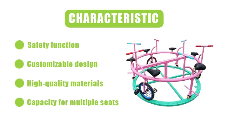 Factory Manufacturing Kindergarten Multi-person Tricycle 8 Seats Cheap Price Kids Toy Car for Salepromote sales