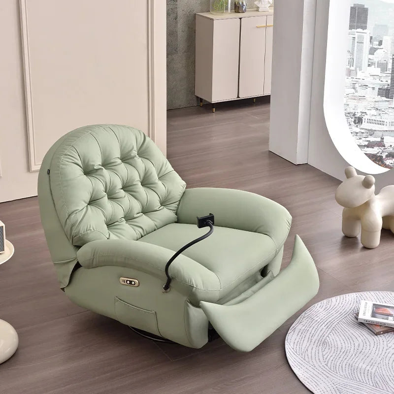 y Popular Multifunctional Reclining Chair Single Sofa Electric Leisure Modern Swivel Recliner Lounge for Living Room Furniture