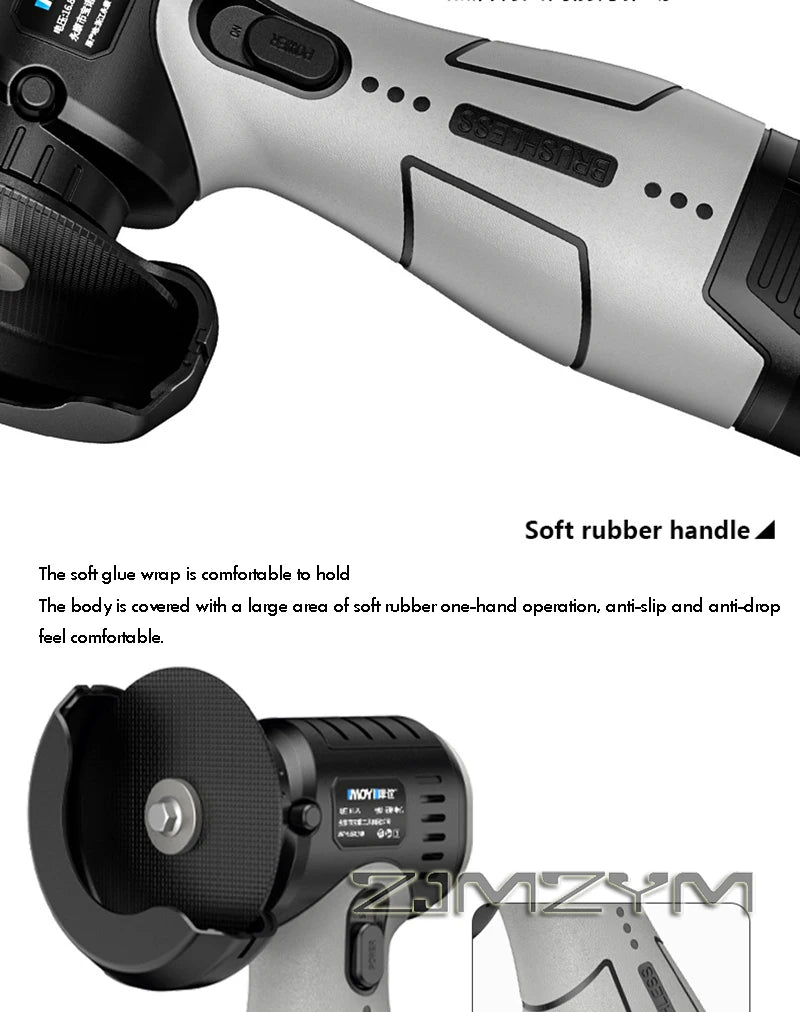 Brushless Mini Angle Grinder Portable Lithium Battery Portable Small  Polishing Grinding Cutting Machine Household Power Tool