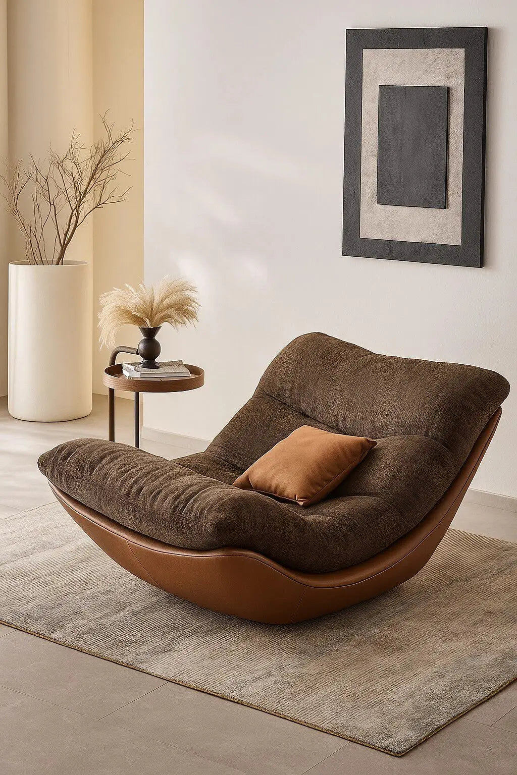 Relaxing Lounge Living Room Chairs Brown Classic Ergonomic Cute Living Room Chairs Oversized Sillones Modernos Furniture Home