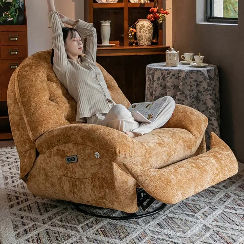 Re Plica Heating USB Sofa Luxury Elegant RotatableVoice Control Single Small Chaise Couch Lounge Nordic Muebles Trendy Furniture