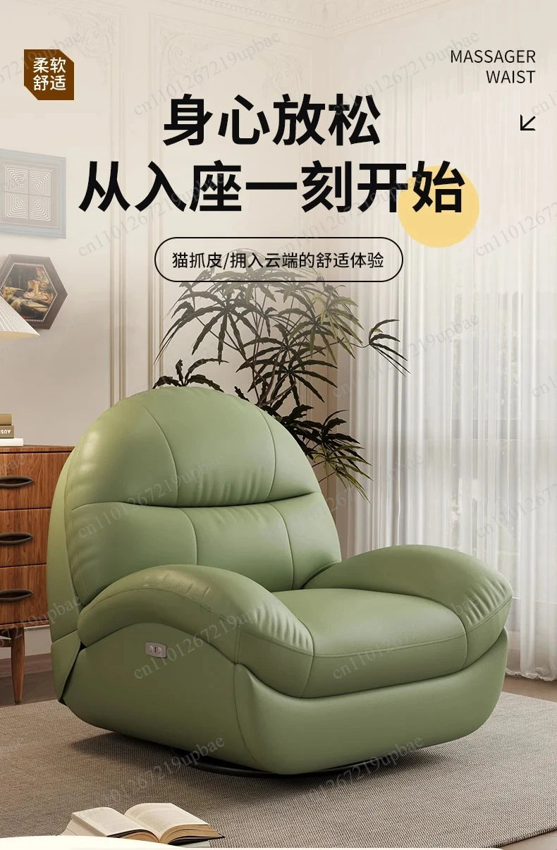 First Class Space Capsule Electric Sofa Chair Multifunctional E-sports Lazy Recliner Rocking Leisure Single Sofa