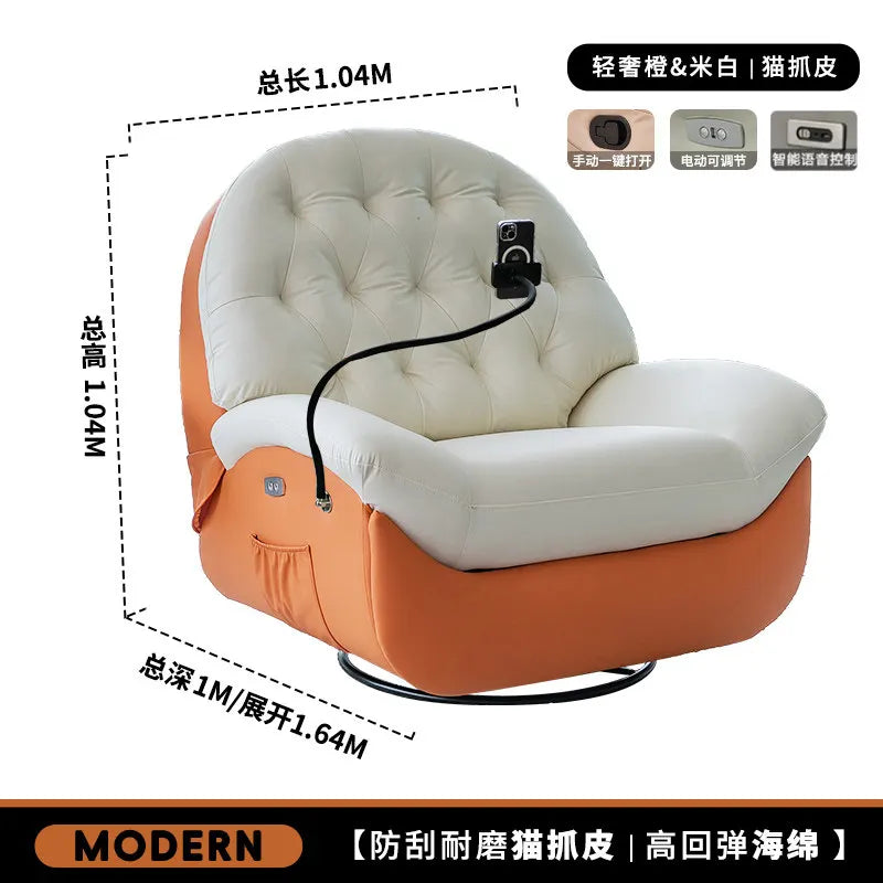 Terrasse Bedroom Living Room Chairs Lounge Relax Cozy Balcony Recliner Chair Accent Designer Mobili Per Il Soggiorno Furniture