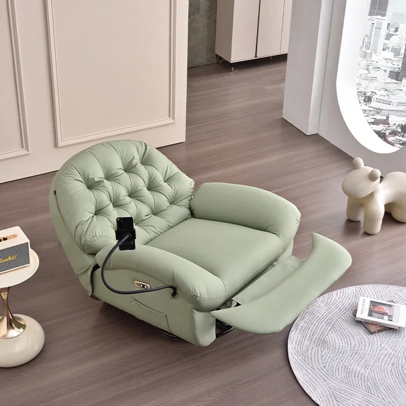y Popular Multifunctional Reclining Chair Single Sofa Electric Leisure Modern Swivel Recliner Lounge for Living Room Furniture