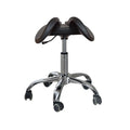 Ergonomic Dental Saddle Stool Height Adjustable Orthopedic Rolling Chair Silent Casters for Clinic Spa Dentist