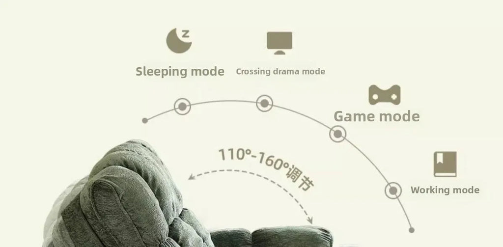 Electric Recliner Chair First-Class Cloud Single Sofa Living Room Multifunctional Lazy Lounge Swivel Recliner Sitting Sleeping