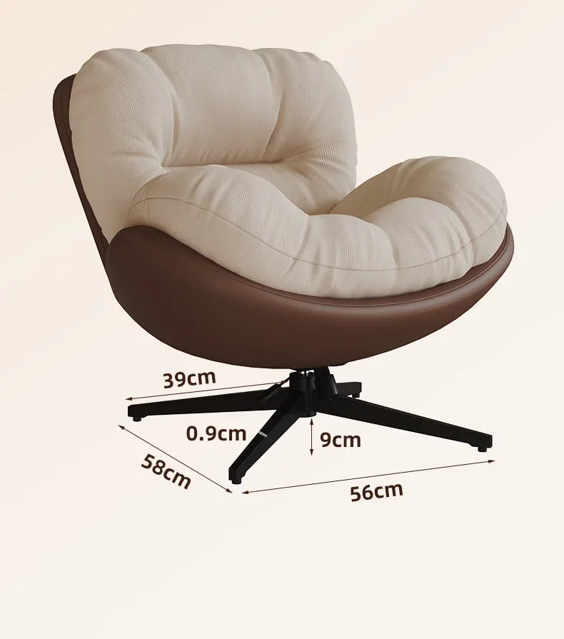 Eggshell Rocking Chair Lazy Sofa Reclining Chair Adult Sleeping Balcony Home Leisure Chair Single Living Room Lazy Chair